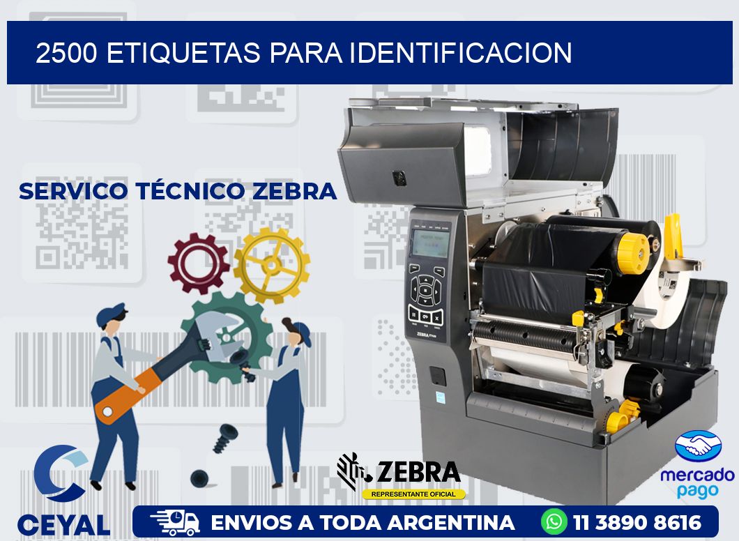 2500 ETIQUETAS PARA IDENTIFICACION