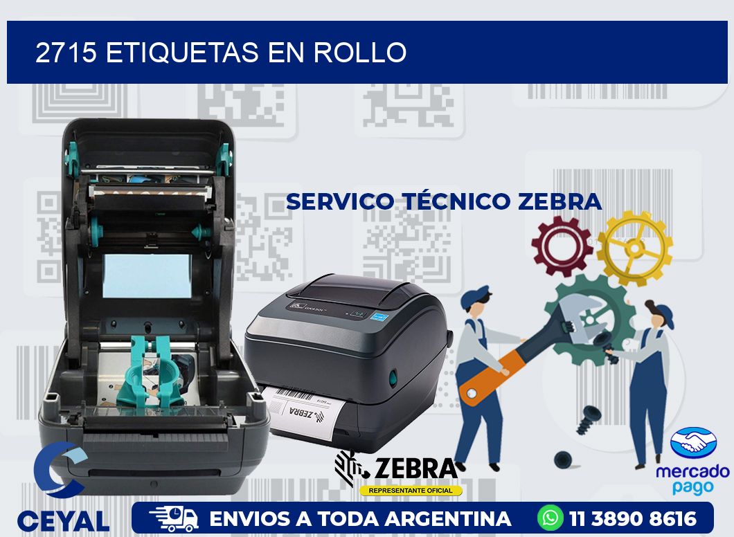 2715 ETIQUETAS EN ROLLO