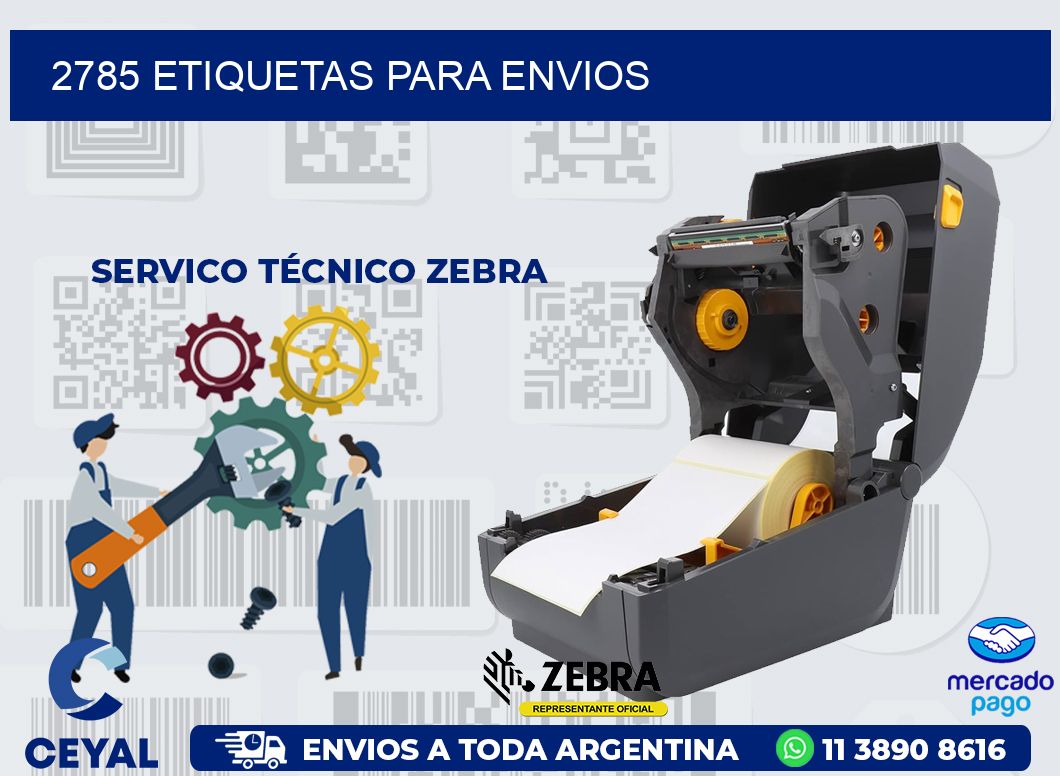2785 ETIQUETAS PARA ENVIOS