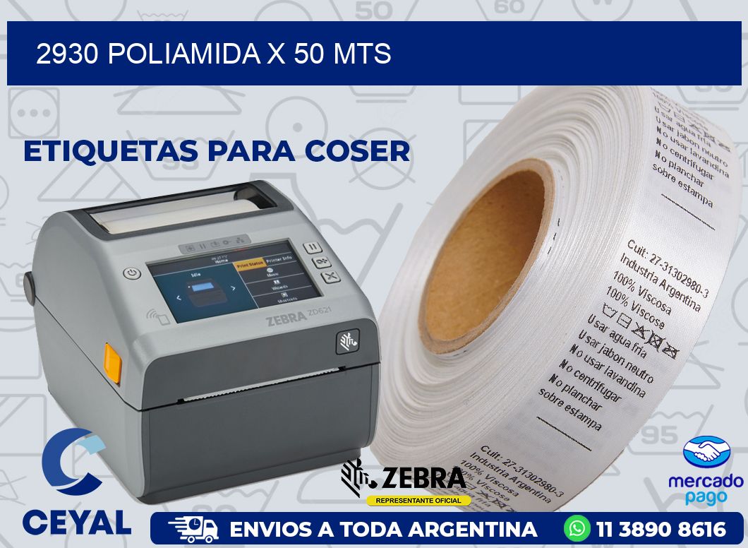 2930 POLIAMIDA X 50 MTS