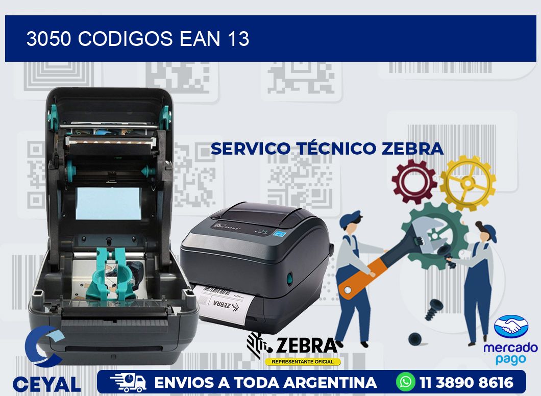 3050 CODIGOS EAN 13