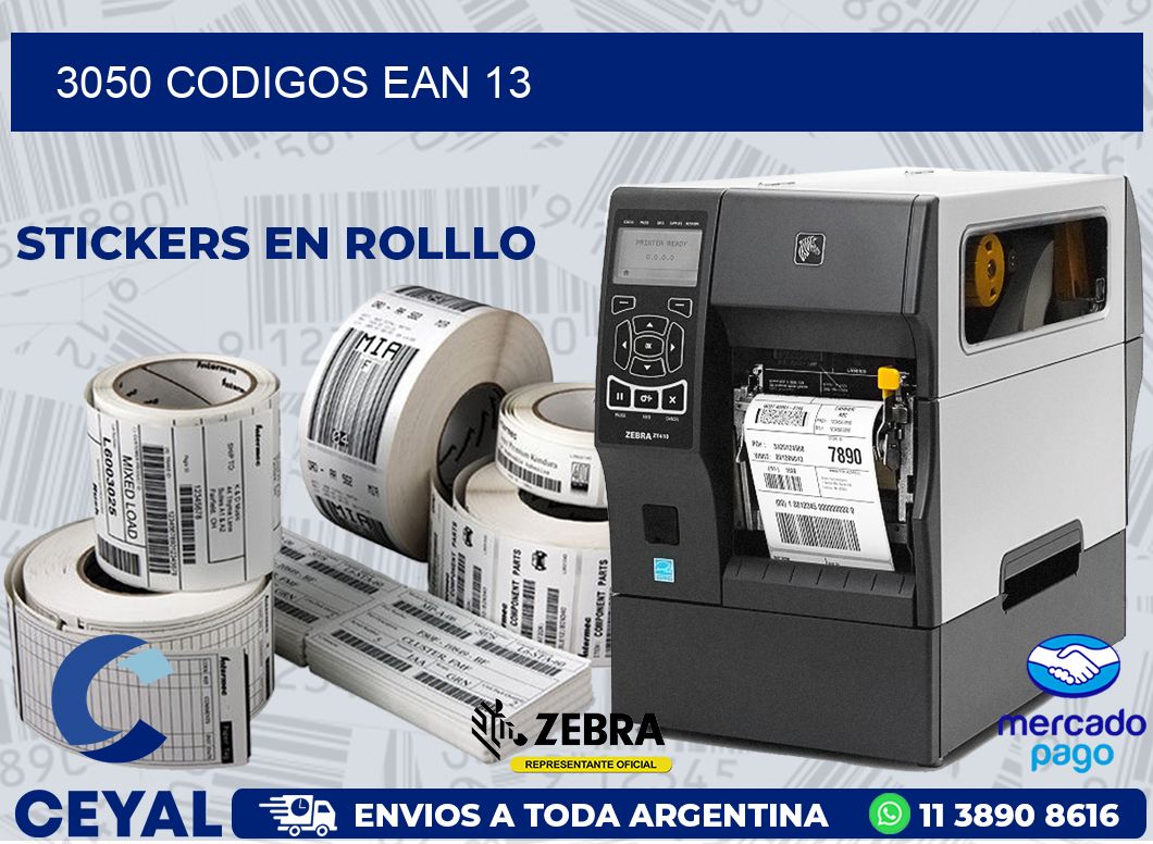3050 CODIGOS EAN 13