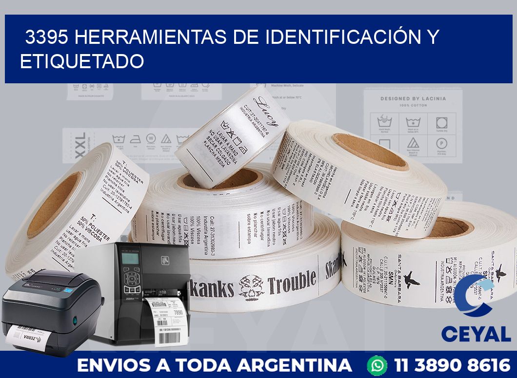 3395 HERRAMIENTAS DE IDENTIFICACIÓN Y ETIQUETADO