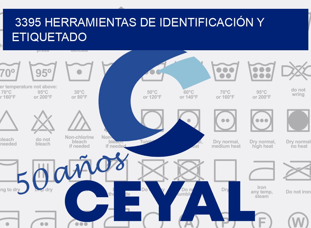 3395 HERRAMIENTAS DE IDENTIFICACIÓN Y ETIQUETADO