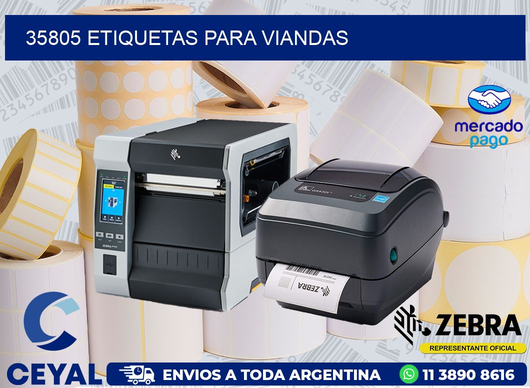 35805 ETIQUETAS PARA VIANDAS