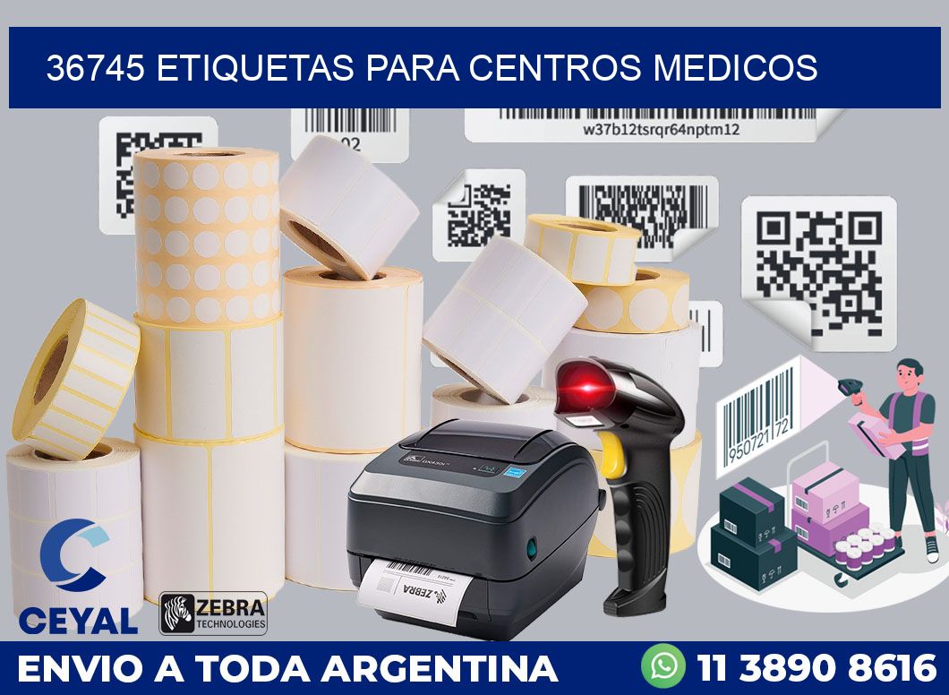 36745 ETIQUETAS PARA CENTROS MEDICOS