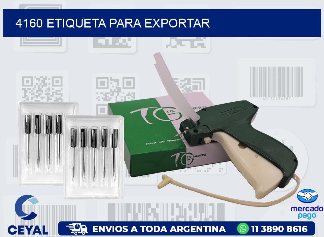 4160 ETIQUETA PARA EXPORTAR