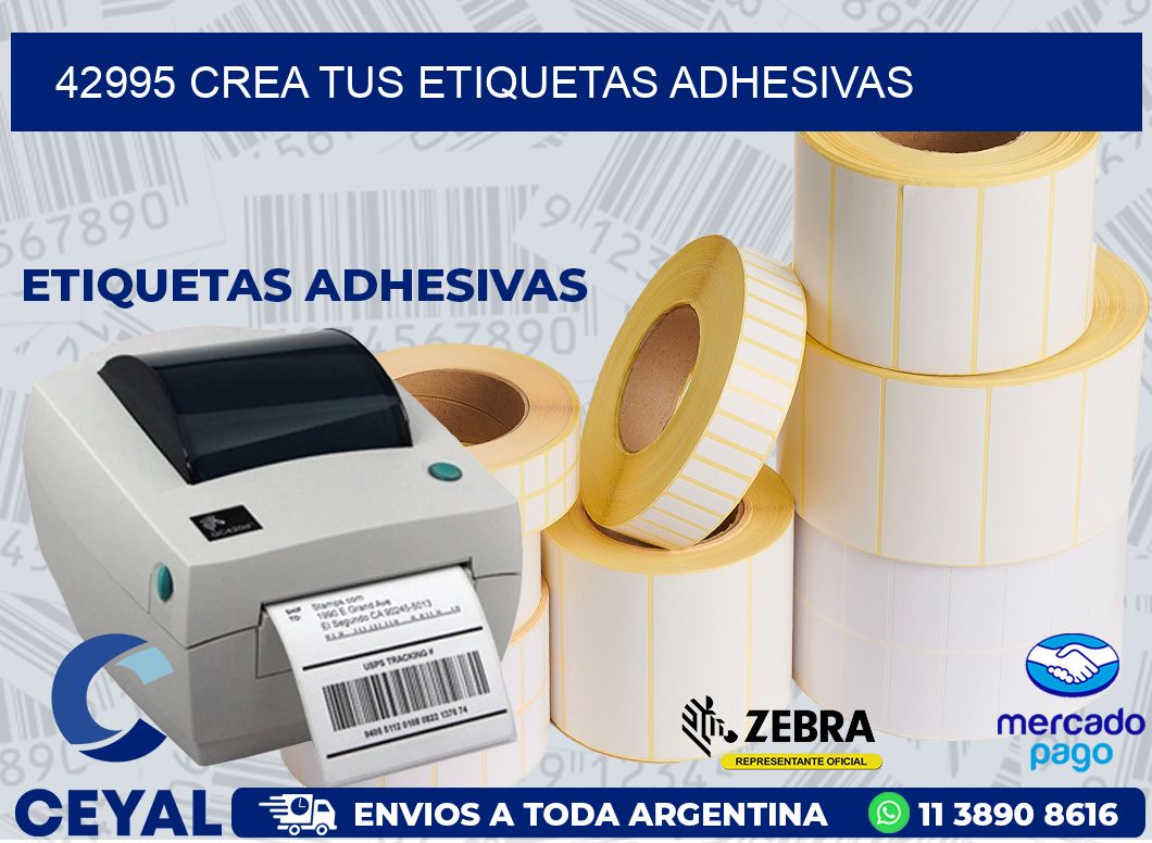 42995 CREA TUS ETIQUETAS ADHESIVAS