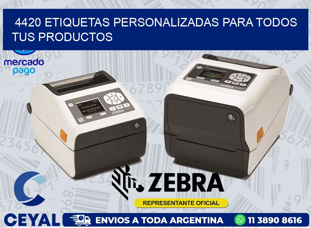 4420 ETIQUETAS PERSONALIZADAS PARA TODOS TUS PRODUCTOS