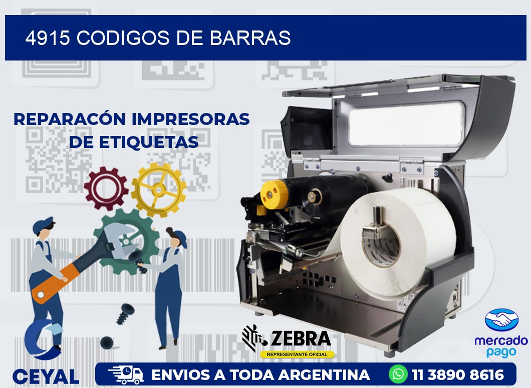 4915 CODIGOS DE BARRAS
