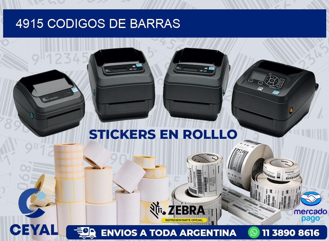 4915 CODIGOS DE BARRAS