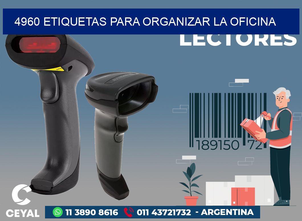 4960 ETIQUETAS PARA ORGANIZAR LA OFICINA