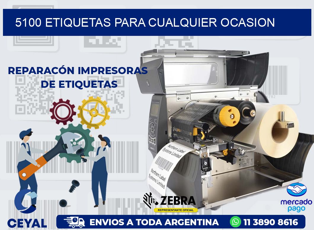 5100 ETIQUETAS PARA CUALQUIER OCASION