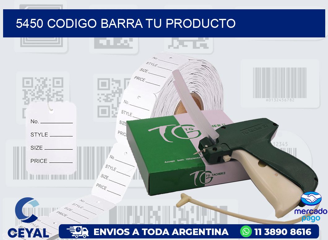 5450 CODIGO BARRA TU PRODUCTO