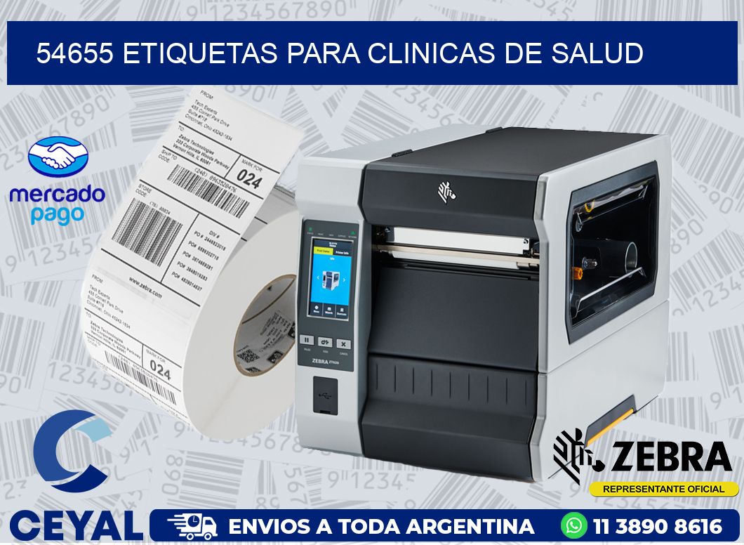 54655 ETIQUETAS PARA CLINICAS DE SALUD