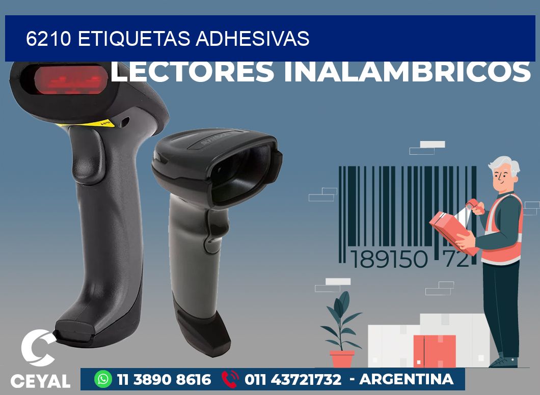 6210 ETIQUETAS ADHESIVAS