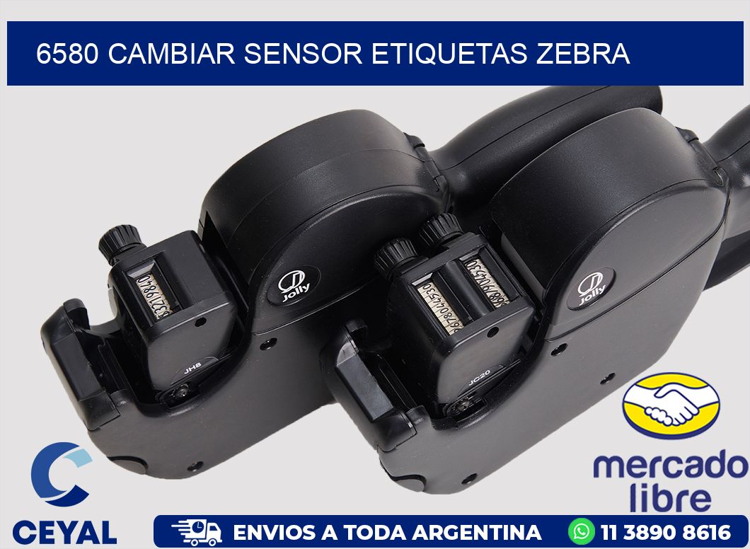 6580 CAMBIAR SENSOR ETIQUETAS ZEBRA