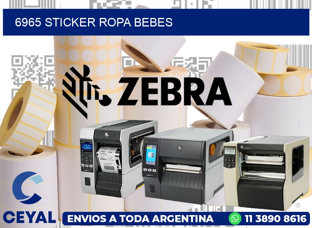 6965 STICKER ROPA BEBES