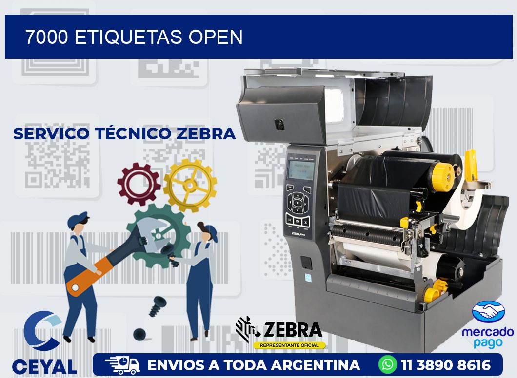 7000 ETIQUETAS OPEN