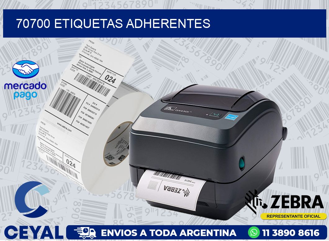 70700 ETIQUETAS ADHERENTES