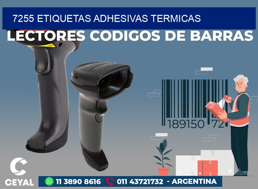 7255 ETIQUETAS ADHESIVAS TERMICAS