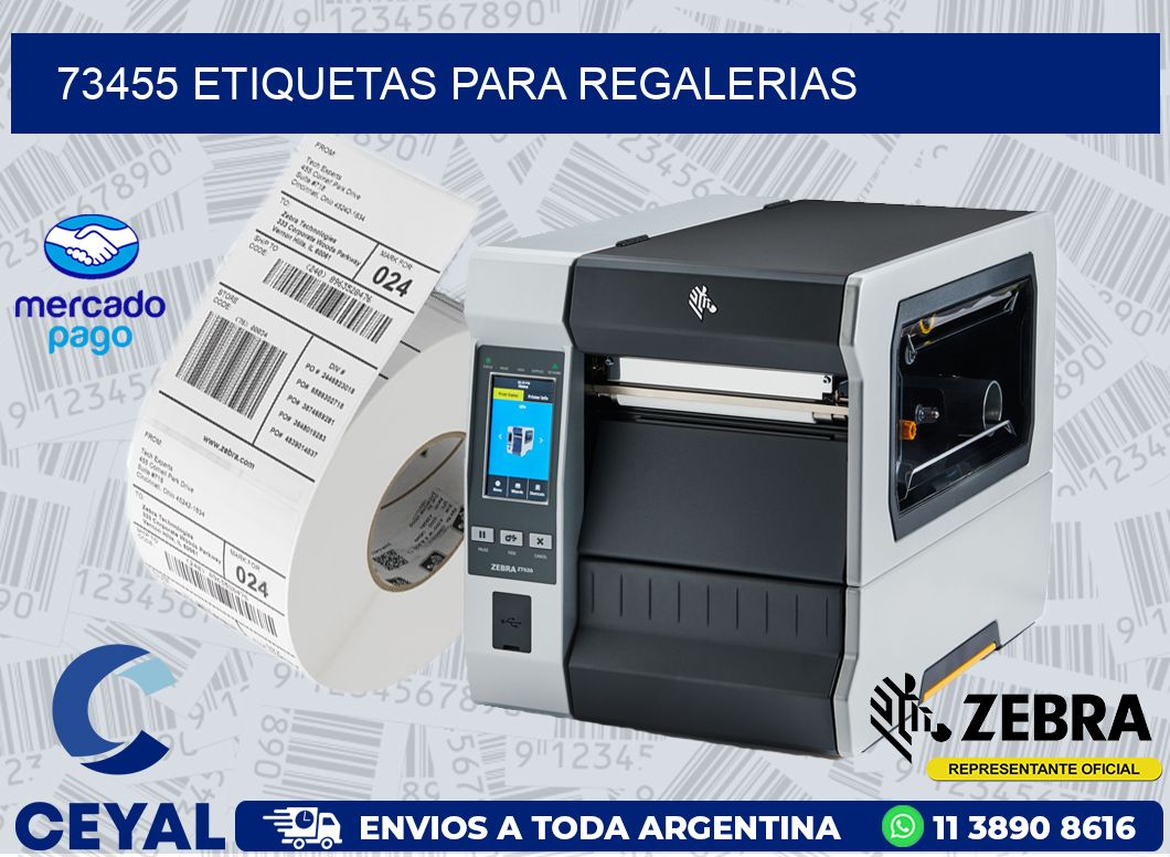 73455 ETIQUETAS PARA REGALERIAS