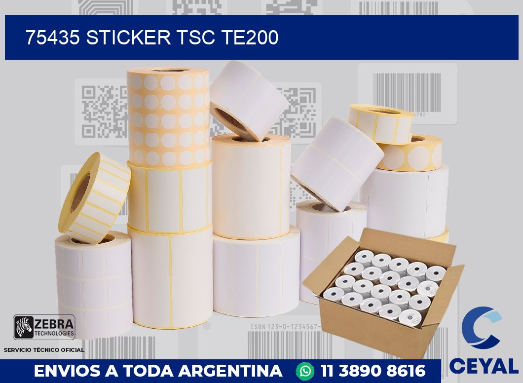75435 STICKER TSC TE200
