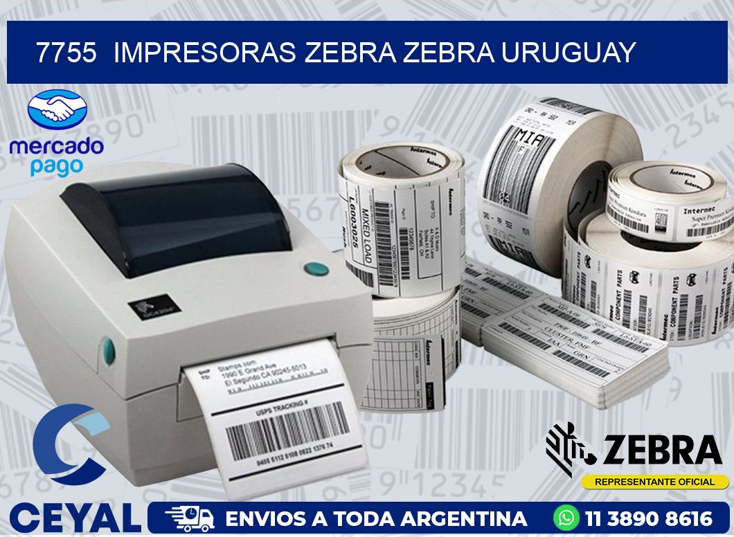 7755  IMPRESORAS ZEBRA ZEBRA URUGUAY