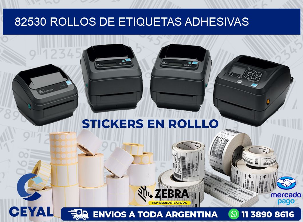 82530 ROLLOS DE ETIQUETAS ADHESIVAS