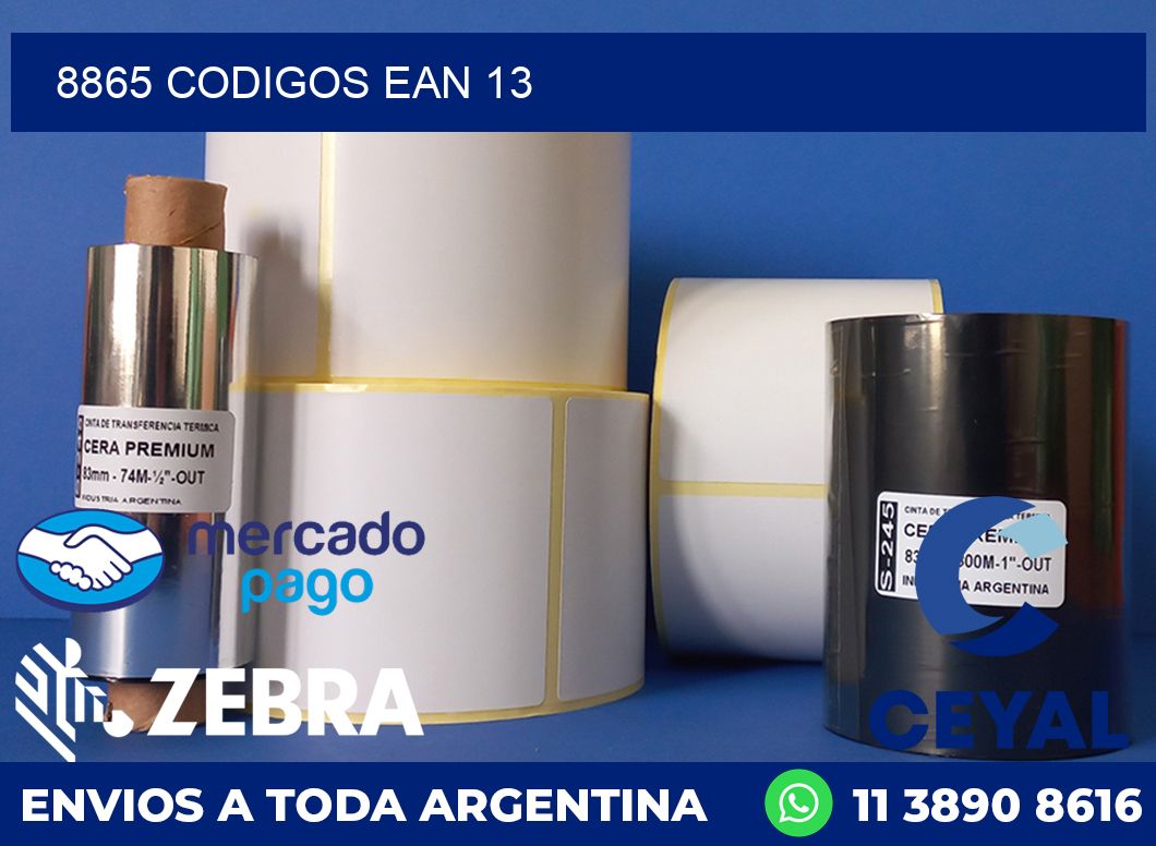 8865 CODIGOS EAN 13