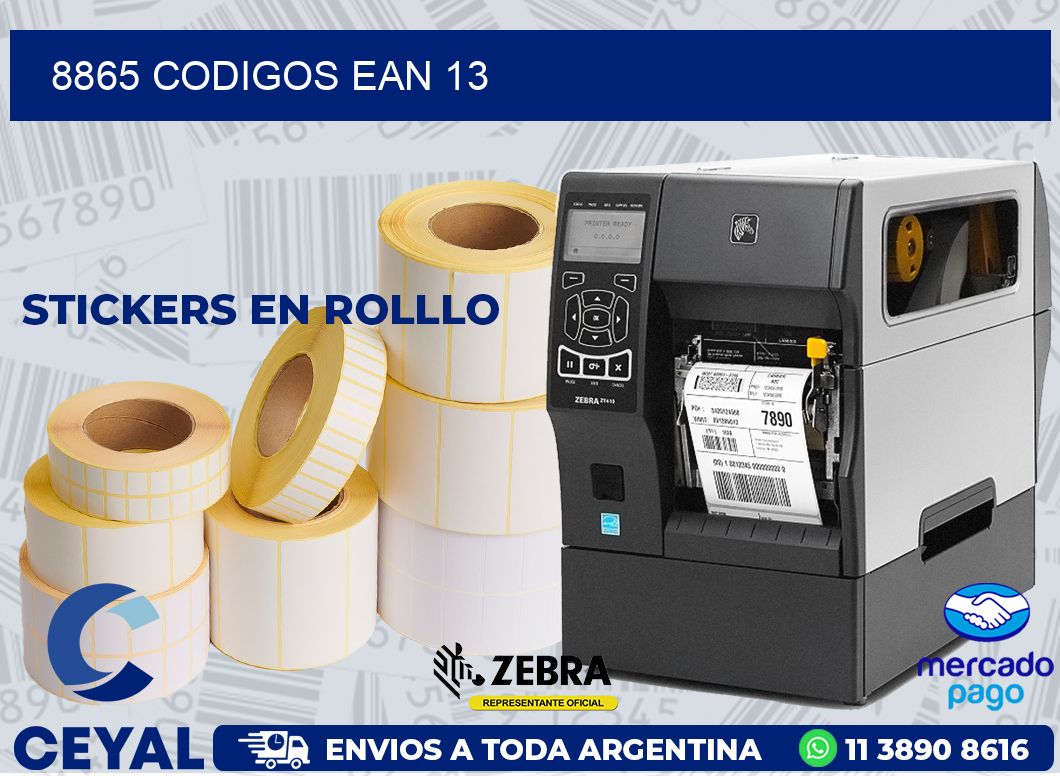 8865 CODIGOS EAN 13