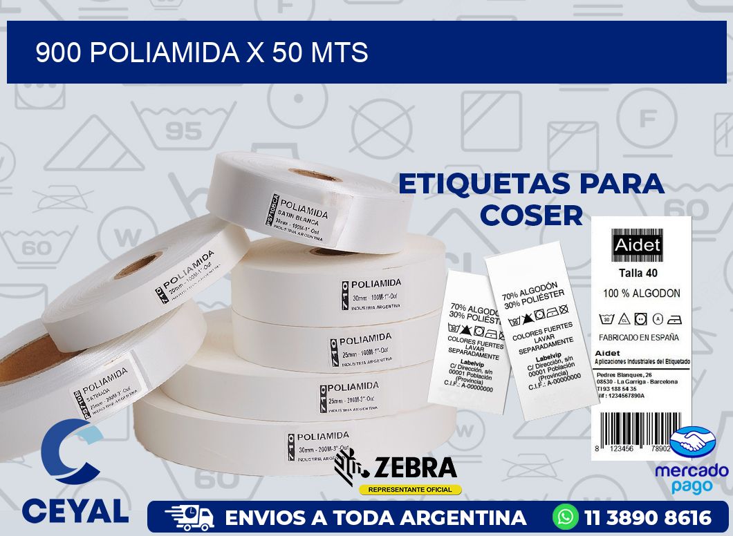 900 POLIAMIDA X 50 MTS