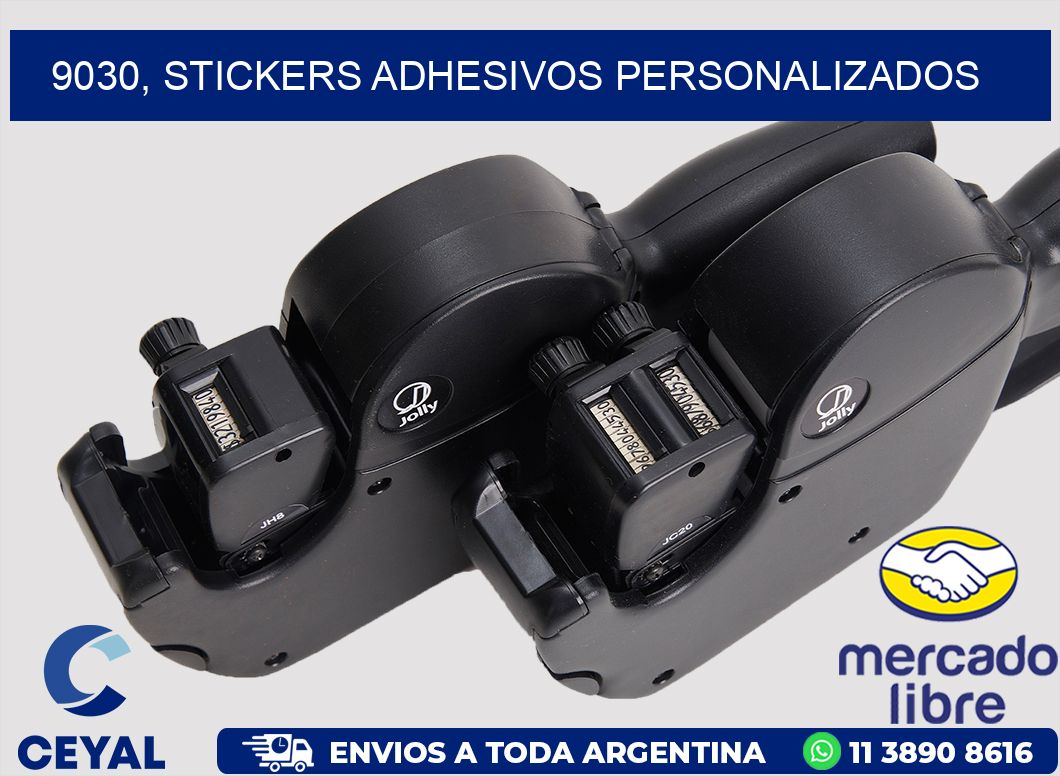 9030, stickers adhesivos personalizados