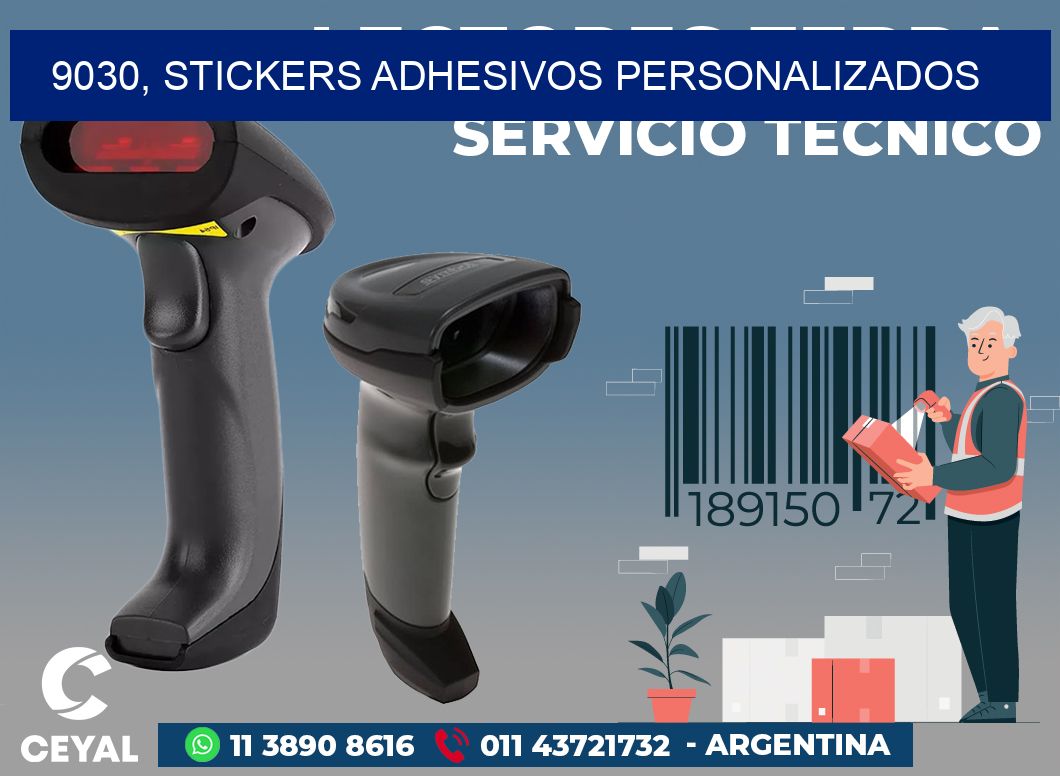 9030, stickers adhesivos personalizados