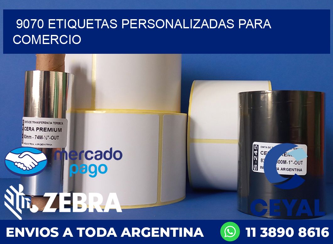 9070 ETIQUETAS PERSONALIZADAS PARA COMERCIO