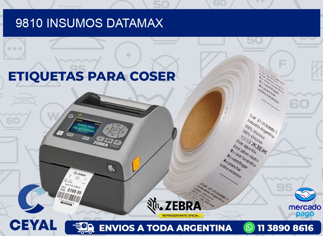 9810 INSUMOS DATAMAX