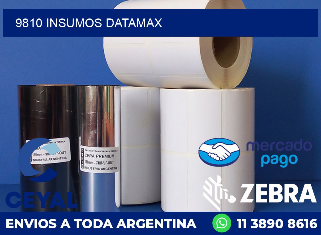 9810 INSUMOS DATAMAX