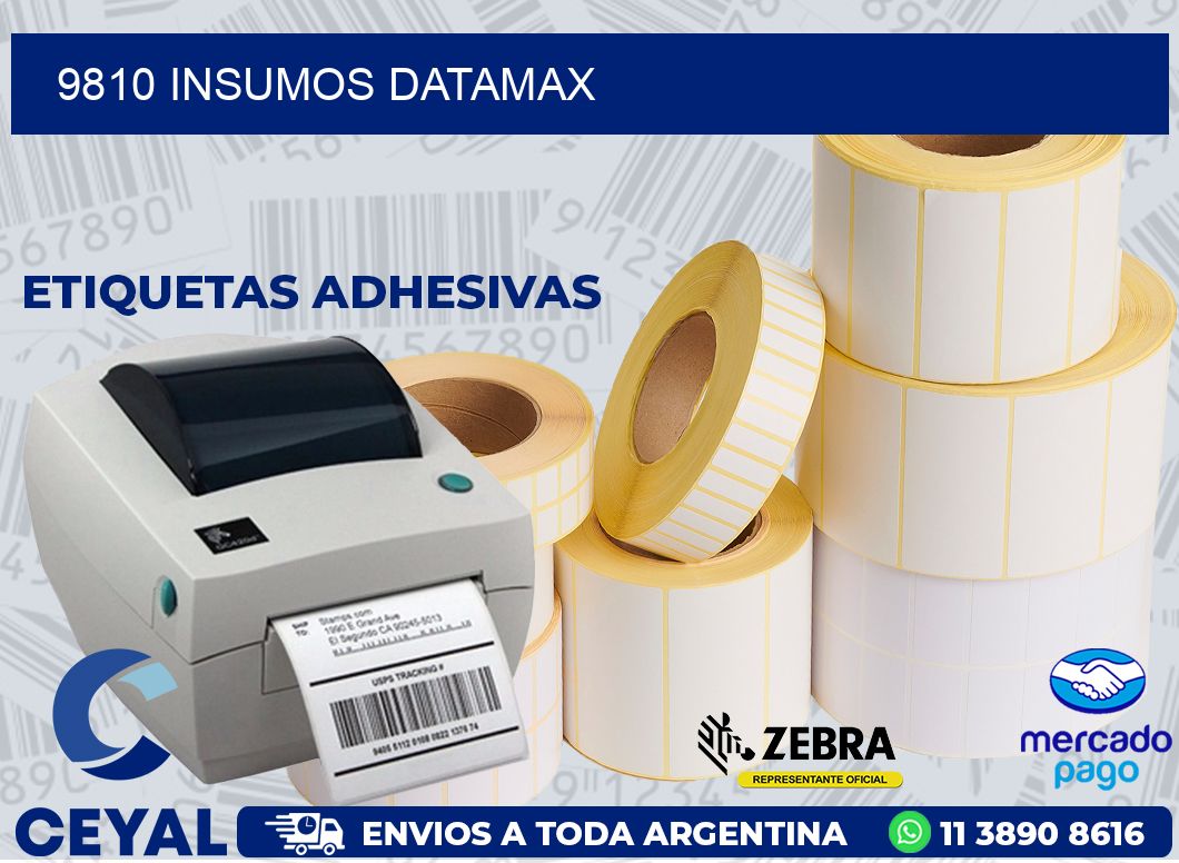 9810 INSUMOS DATAMAX