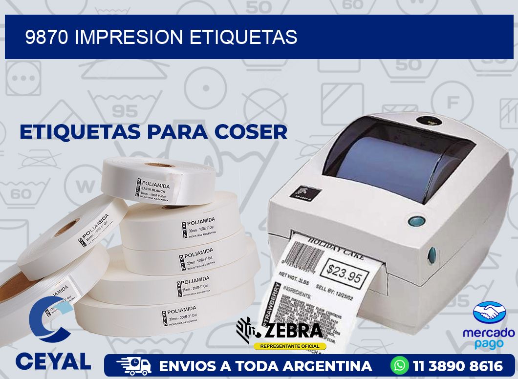 9870 IMPRESION ETIQUETAS