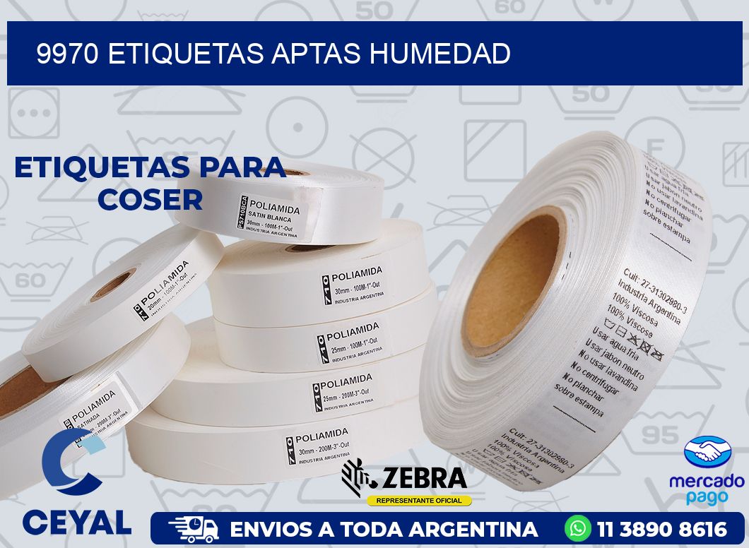 9970 ETIQUETAS APTAS HUMEDAD