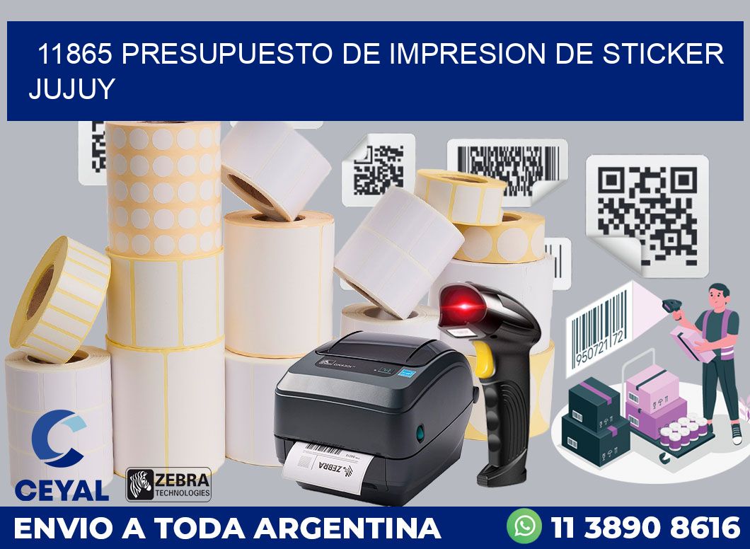 11865 PRESUPUESTO DE IMPRESION DE STICKER JUJUY