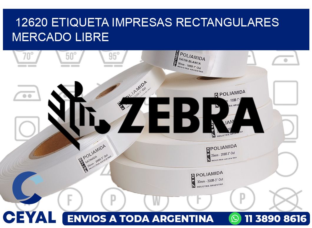 12620 ETIQUETA IMPRESAS RECTANGULARES MERCADO LIBRE