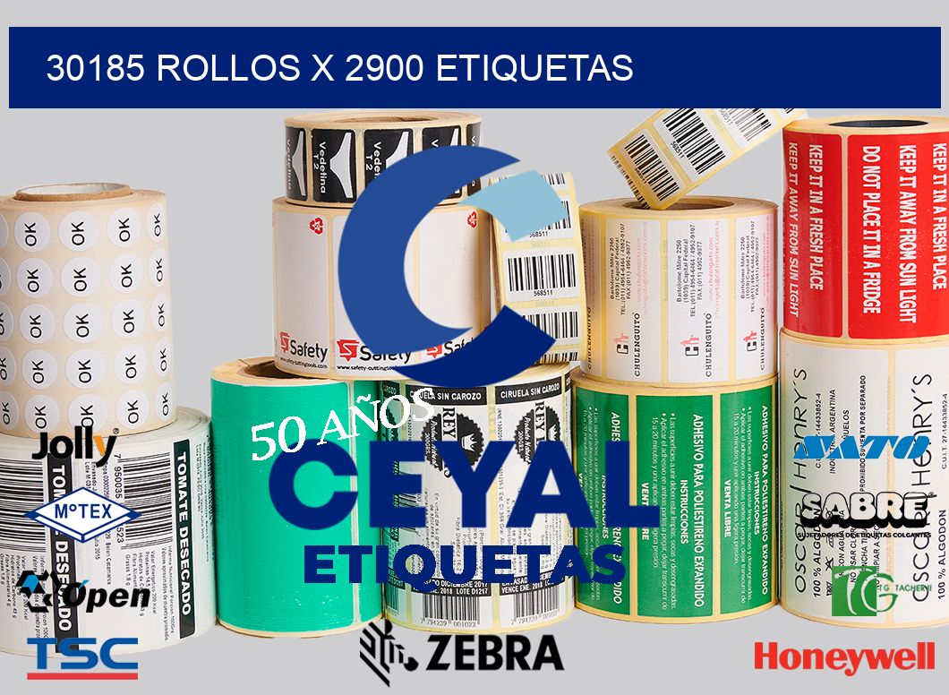 30185 Rollos x 2900 etiquetas