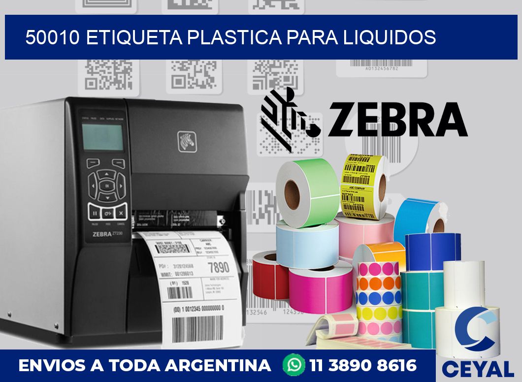 50010 ETIQUETA PLASTICA PARA LIQUIDOS
