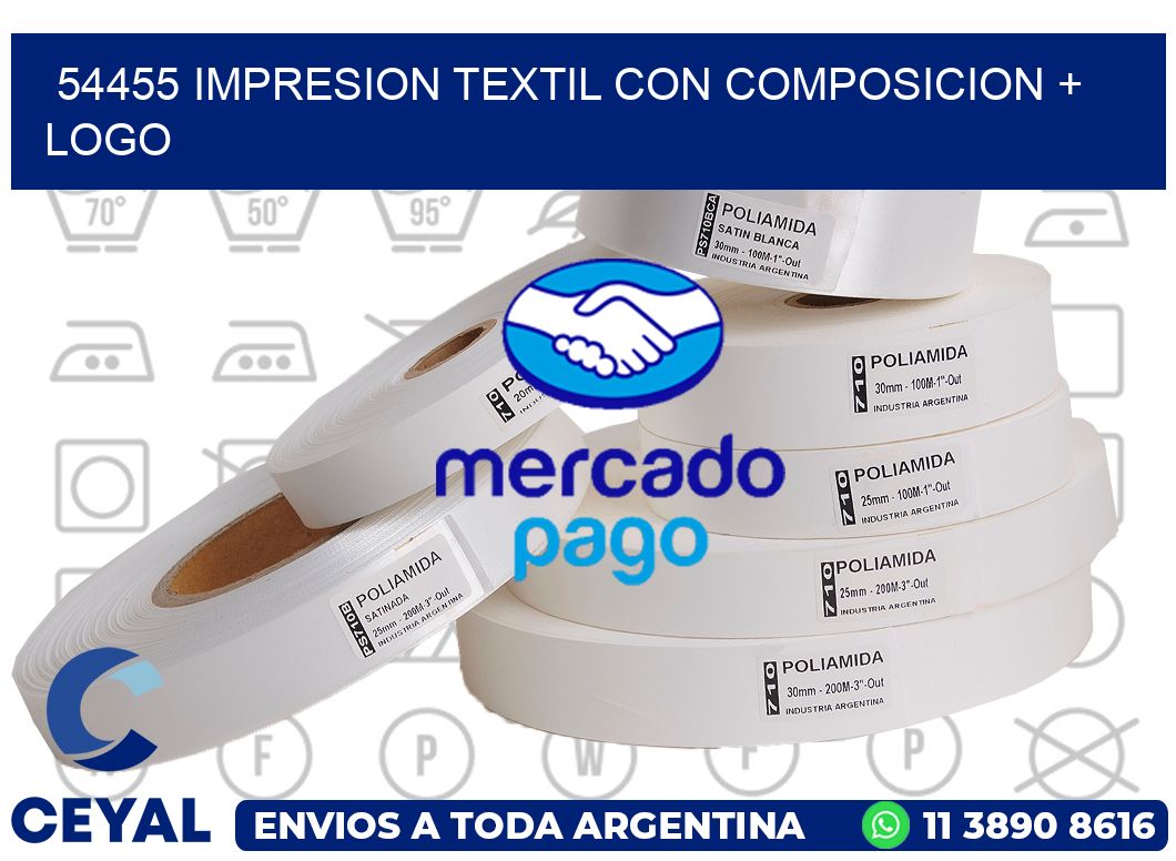 54455 IMPRESION TEXTIL CON COMPOSICION + LOGO