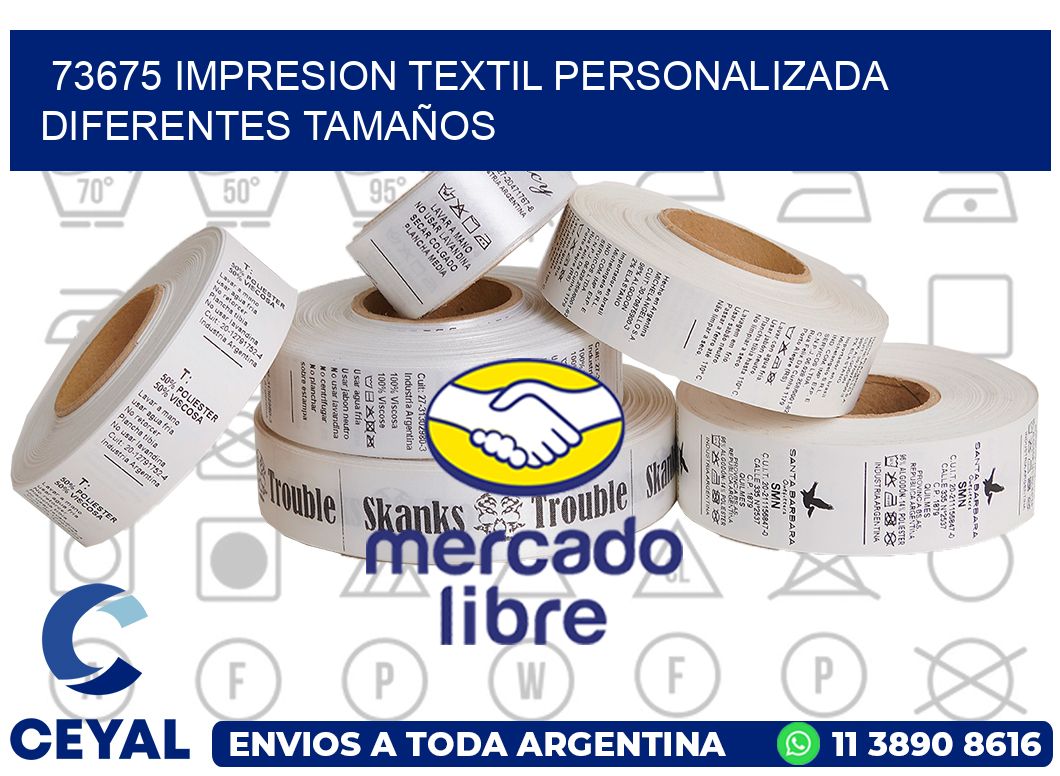 73675 IMPRESION TEXTIL PERSONALIZADA DIFERENTES TAMAÑOS