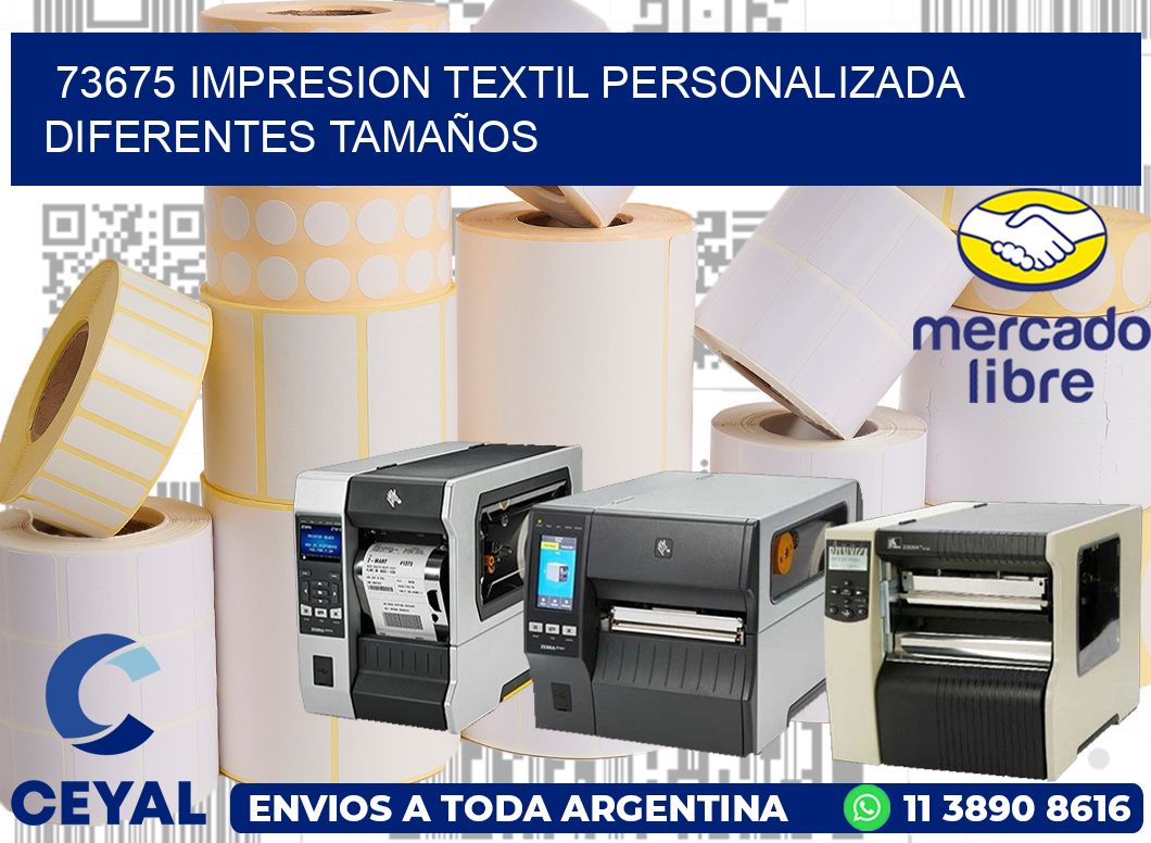 73675 IMPRESION TEXTIL PERSONALIZADA DIFERENTES TAMAÑOS