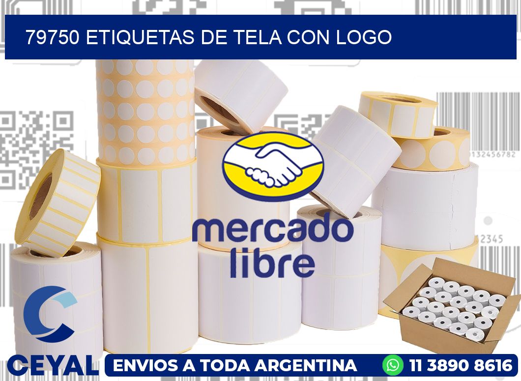79750 ETIQUETAS DE TELA CON LOGO