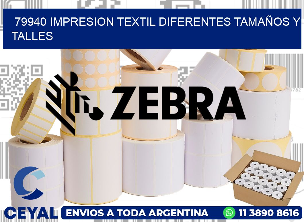 79940 IMPRESION TEXTIL DIFERENTES TAMAÑOS Y TALLES