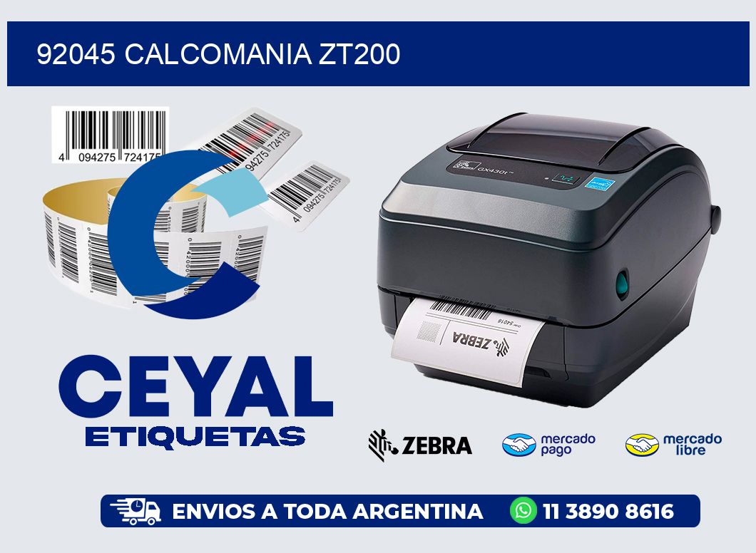92045 CALCOMANIA ZT200